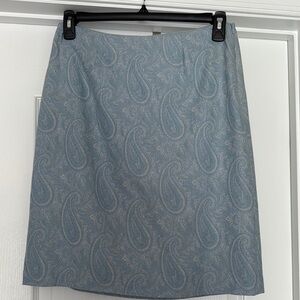 Doncaster Blue Gray Pencil Skirt for Work